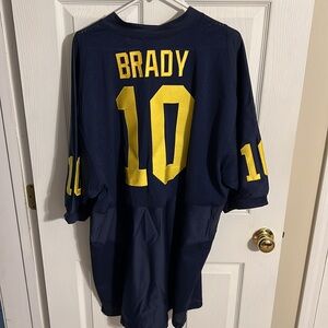 Authentic TOM BRADY #10 Michigan Jersey